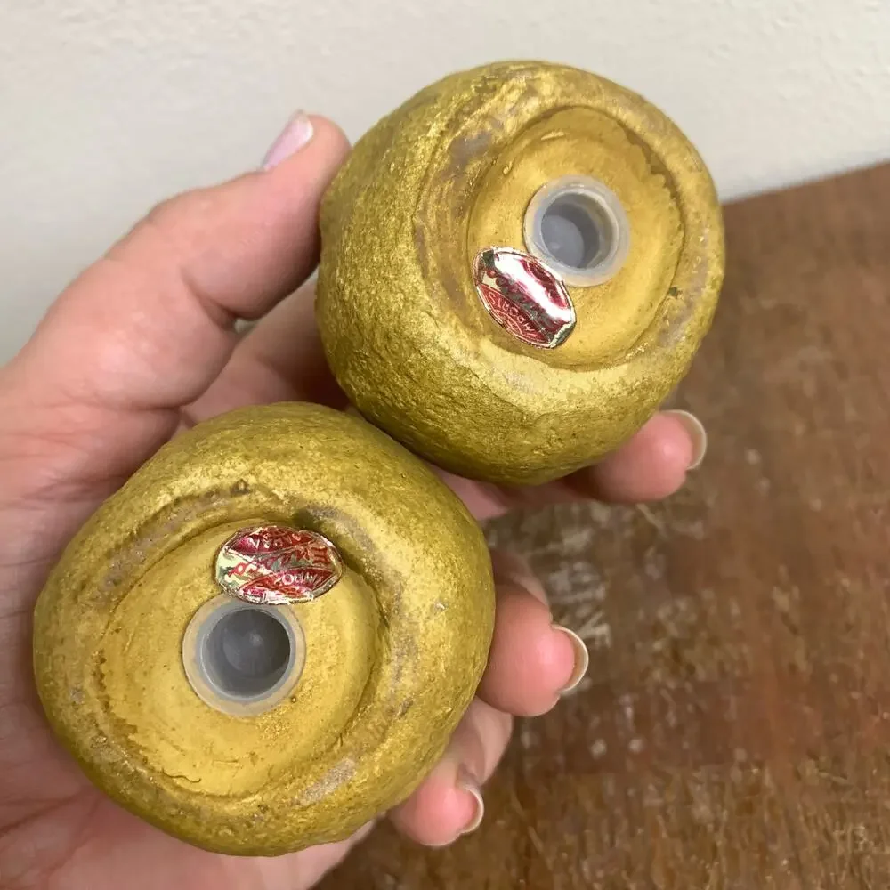 Vintage Enesco Russet Spud Potato Salt & Pepper Shakers‎